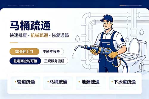 环翠马桶疏通