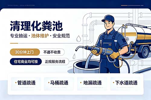 环翠清理化粪池